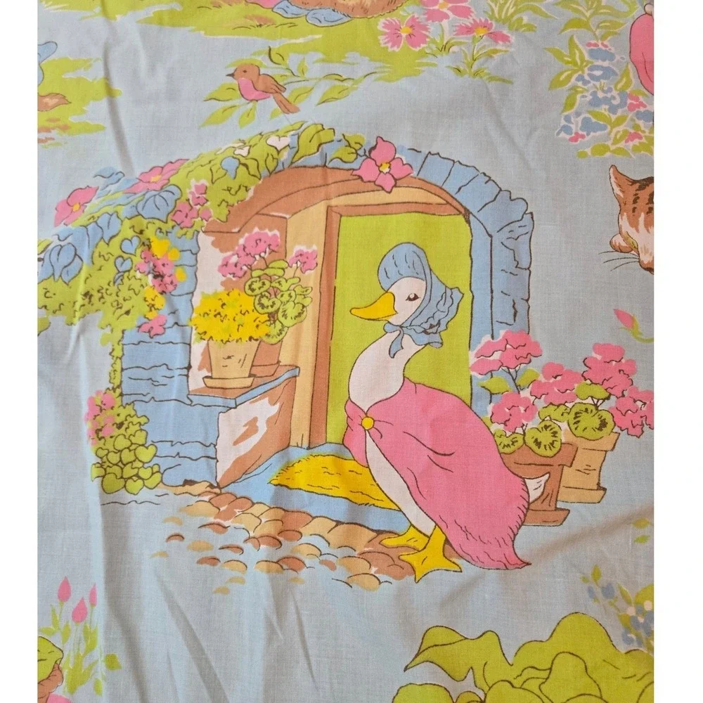 Frederick Warne Beatrix Potter Peter Rabbit Fitted Sheet & Pillowcase‎ Set Good